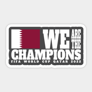 Fifa World Cup Qatar 2022 Champions - Qatar - Dark Color Edition Sticker